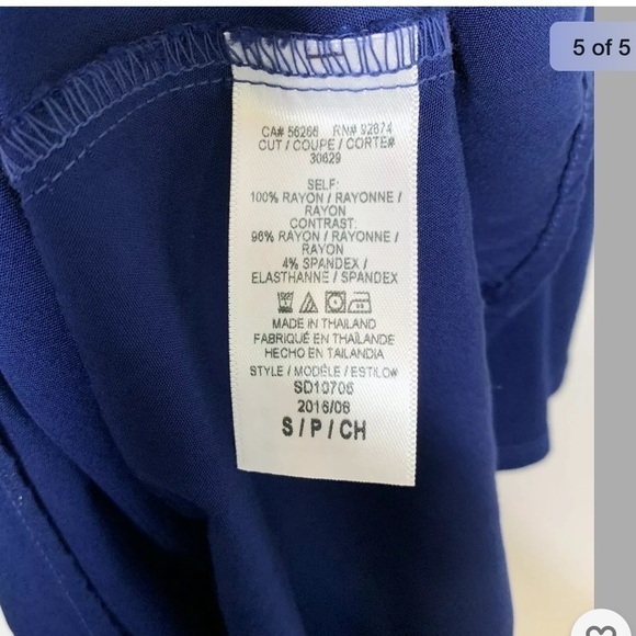 Splendid Womens Dress Size Small Blue Sleeveless - Picture 5 of 5